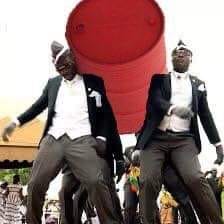   الرقص في الجنازات في غانا  .......القارة السمراء 
