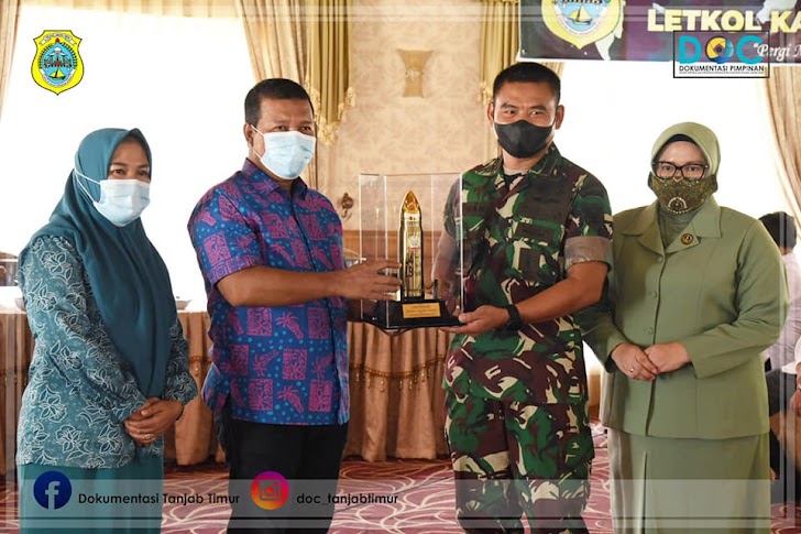  Pisah Sambut Dandim 0419/Tanjab, Romi minta Sinergitas Terus Terjalin