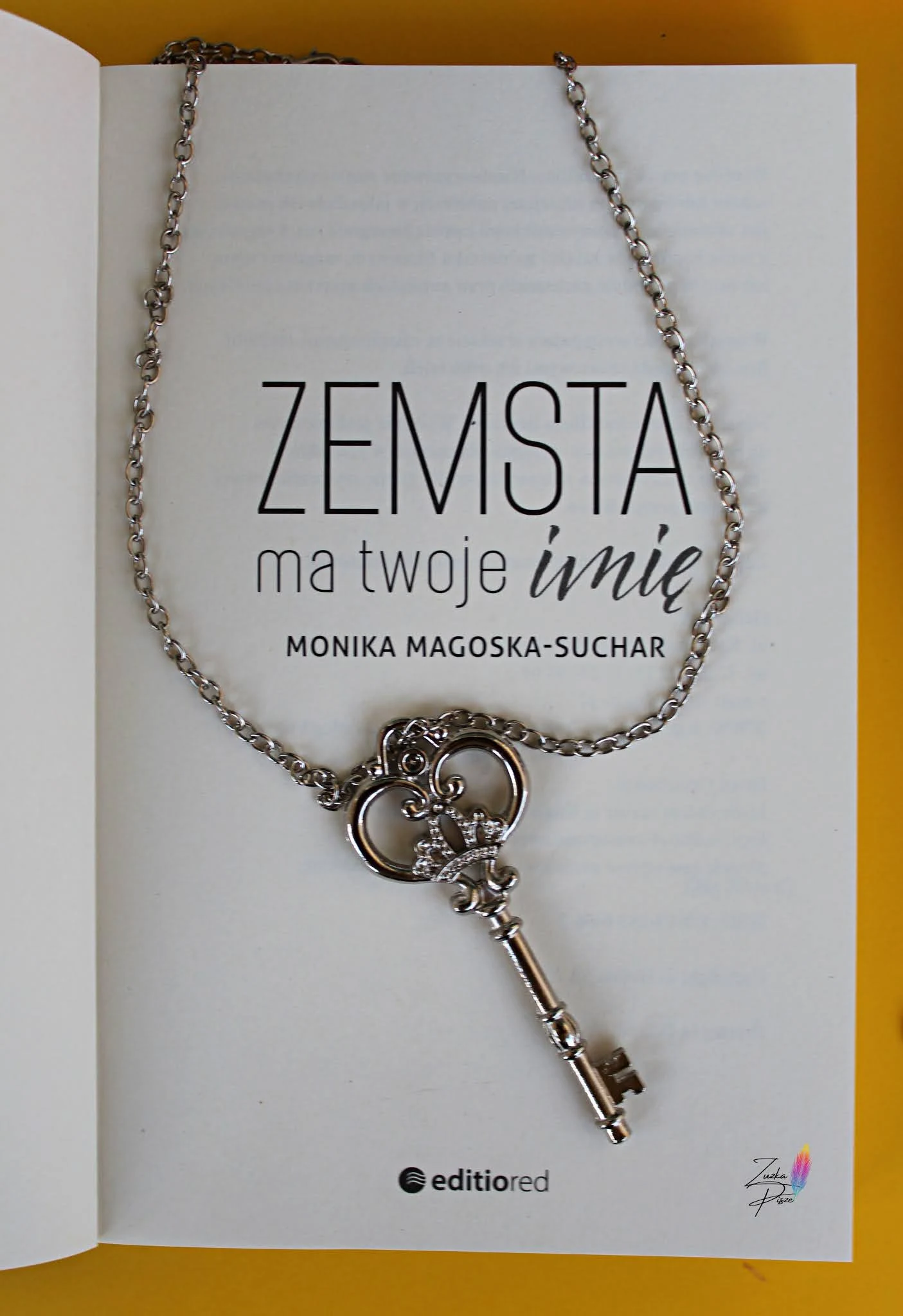 Monika Magoska-Suchar "Zemsta ma twoje imię" - recenzja książki