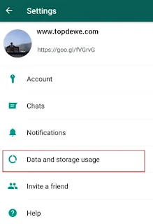 Cara setting whatsapp Agar gambar tidak otomatis masuk memori hp