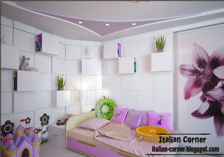 wall decoration ideas with lights Girls Bedroom Ideas for Walls | 753 x 529