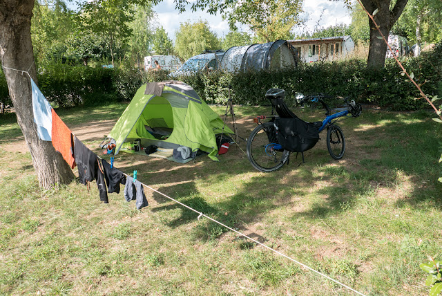 Voyage à vélo de la Bourgogne à la Provence, camping