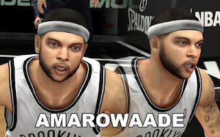 NBA 2K13 Brooklyn Nets Cyber Face Pack