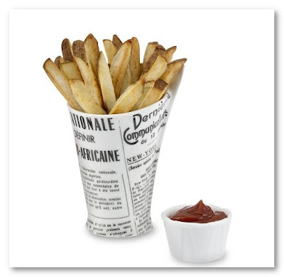 French Fry Holder with Condiment Server 