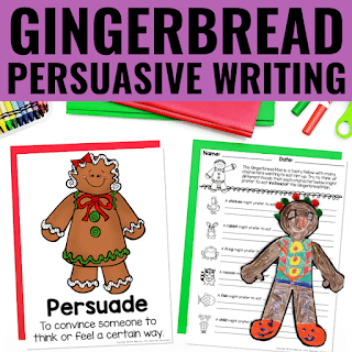 Gingerbread Man Persuasive Writing