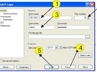 Fungsi aplikasi WinSCP pada IPCop