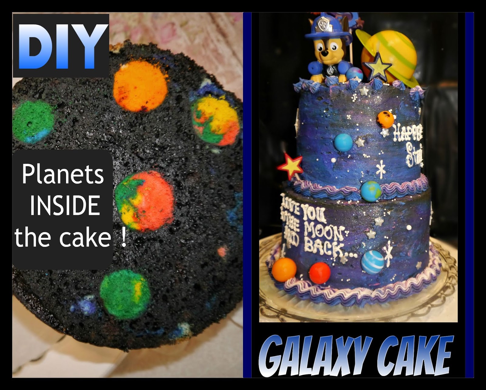 Suzy Homefaker Galaxy Cake With Planets Inside Solar