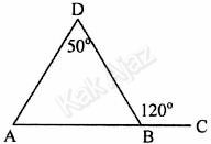 Garis dan sudut, soal matematika SMP UN 2017 no. 24, sudut BAD