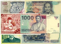 Bentuk Uang Rp1000 dari Tahun 1952-2009