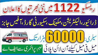 Rescue 1122 Jobs 2022-23 - Gilgit Baltistan Emergency Services Latest Vacancies