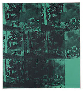 "Green Car Crash (Green Burning Car I), Andy Warhol