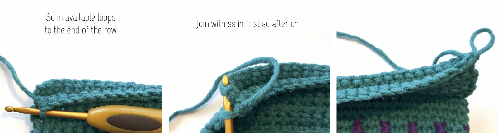 In-Between Crochet Hook Organizer: FREE pattern by Hilde Tindlund