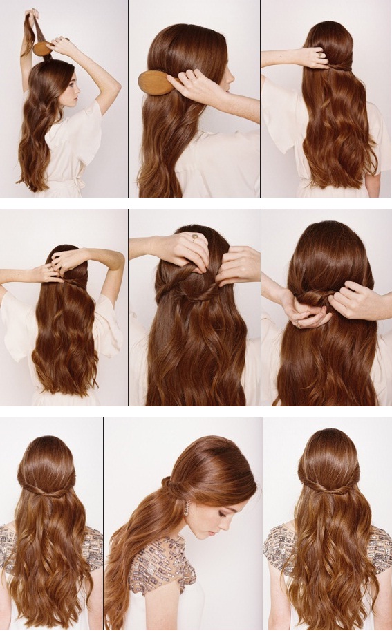 Beauty Tutorials: Half Up Half Down Hair Tutorial