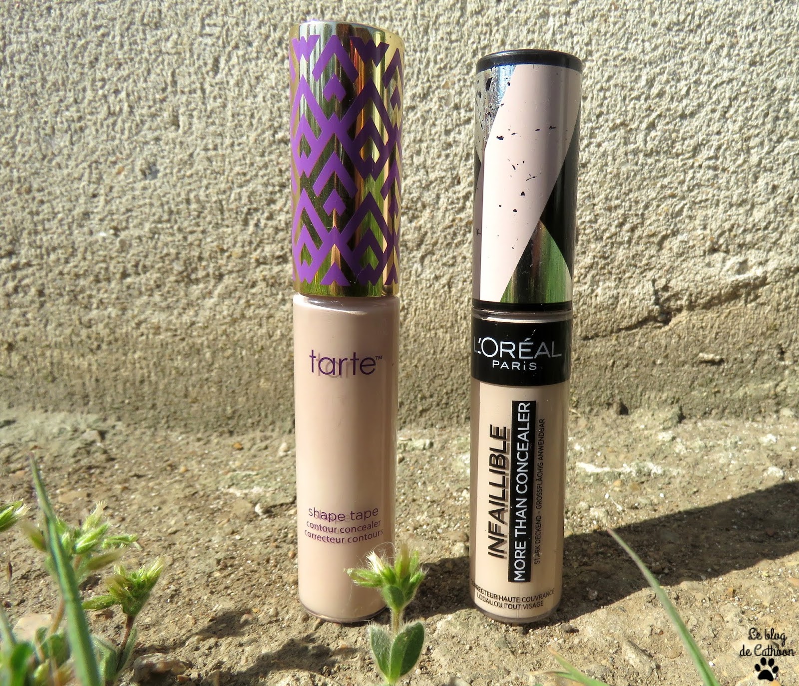 Correcteur Shape Tape de Tarte & Correcteur Infaillible de L'Oréal