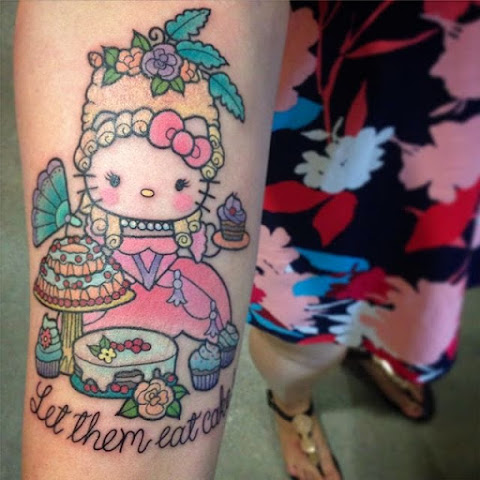 Kat Weir's Lovable Neo Traditional Pop Culture Tattoos