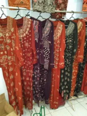Jual Gamis Batik Tulis Online Pusat Gamis Batik Grosir - Pusat baju gamis online