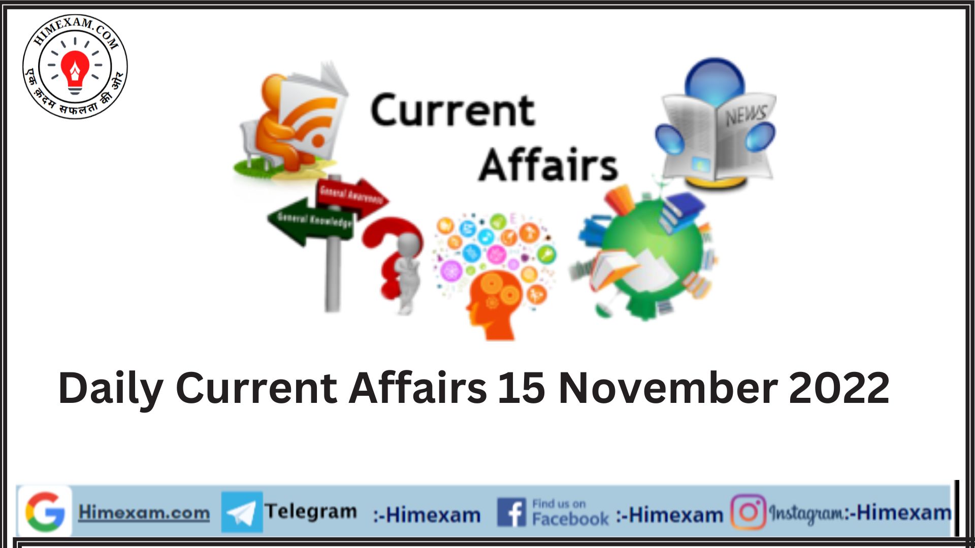 Daily Current Affairs 15 November 2022
