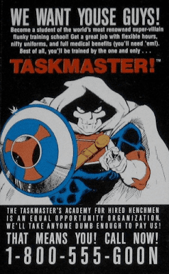 Taskmaster business card