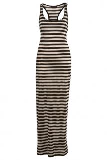 Black  White Maxi Dress on 590336 Black Black White Stripe Maxi Dress 1 Jpg