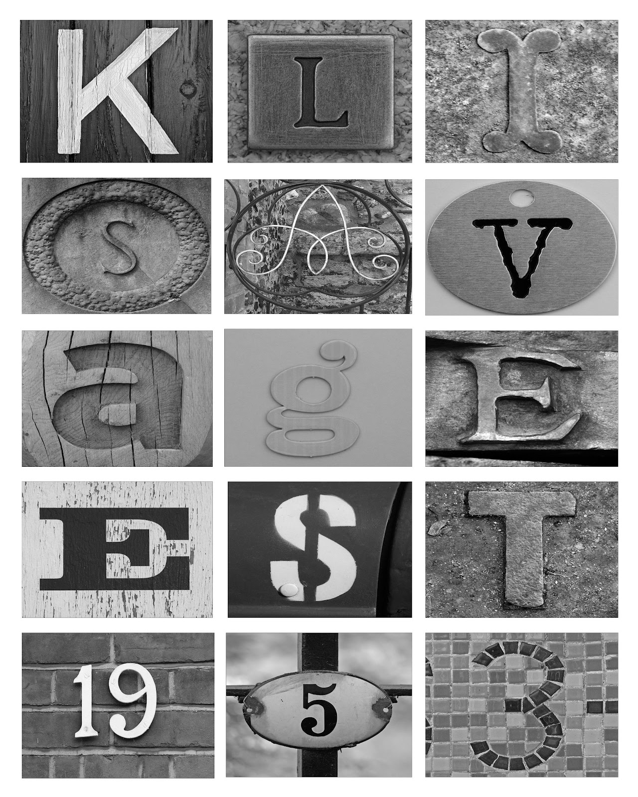 Alphabet Photography Cheap DIY Letter Art on the Cheap!