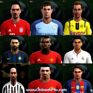 PES 2013 OPTION FILE FOR SEASON 2017 (UPDATE 20/08/2016) BY MINOSTA