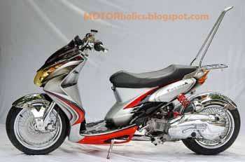 MODIFIKASI MOTOR YAMAHA MIO SOUL Chopper Style