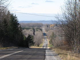 view west from Faylor Road, north of Copemish
