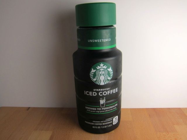 Review Starbucks Bottled Unsweetened Iced Coffee Brand Eating