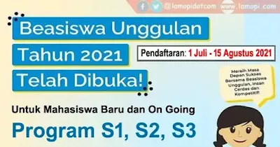 Beasiswa Unggulan Kemendikbud 2021