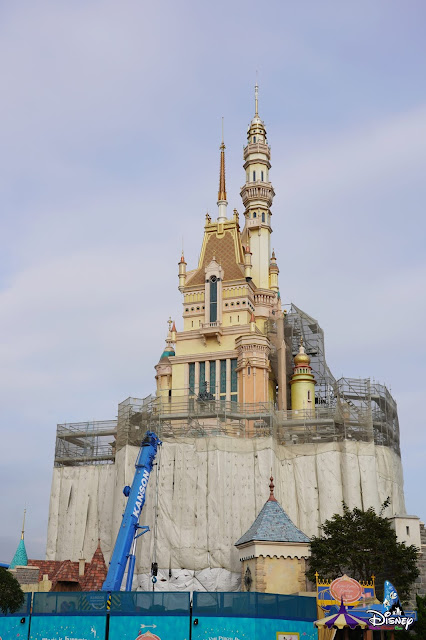 奇妙夢想城堡, Castle of Magical Dreams, 香港迪士尼樂園, Hong Kong Disneyland, HK, Construction Update, Disney Magical Kingdom Blog, HKDL, Disney Castle