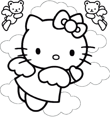  Kitty Coloring Sheets on Neverland Coloring Pages  Disney Hello Kitty Christmas Coloring Pages