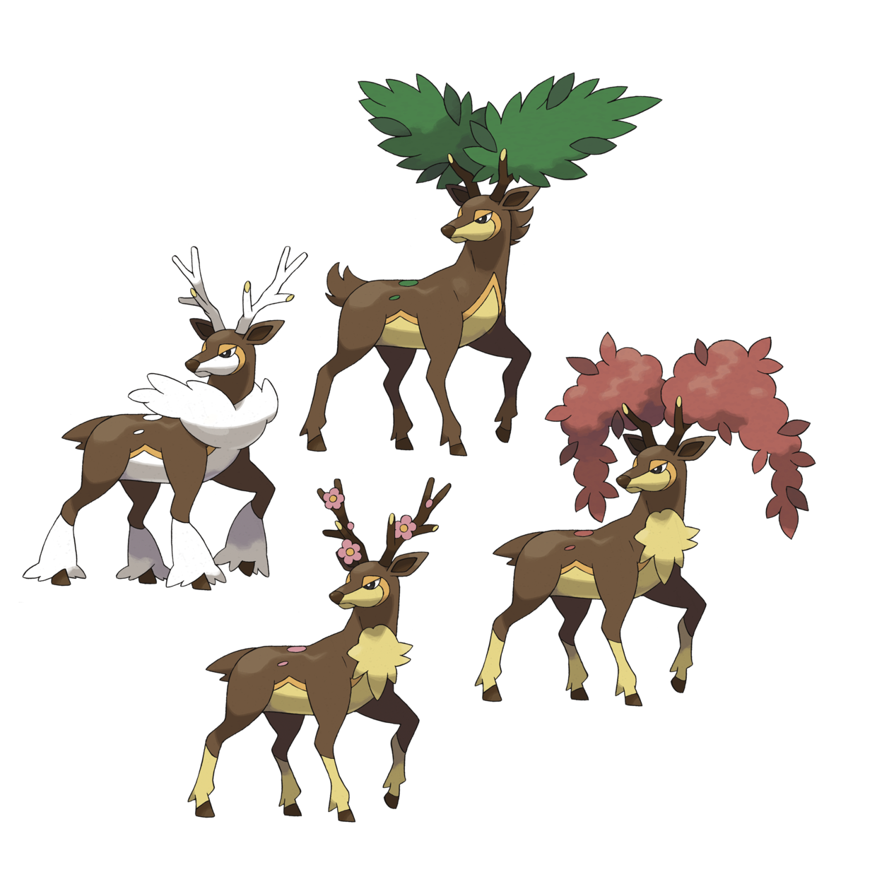 Shiny Sawsbuck My favorite pokémon: #13: sawsbuck