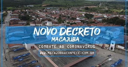 Prefeitura de Macajuba divulga novo decreto, confira! 