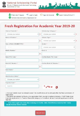 National-Scholarship-Portal-Registration