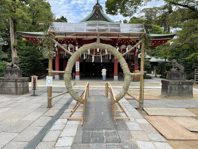 茅の輪のくぐり方 (@ 久伊豆神社 - @hisaizu_shrine in 越谷市, 埼玉県)