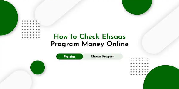 How to Check Ehsaas Program Money Online?