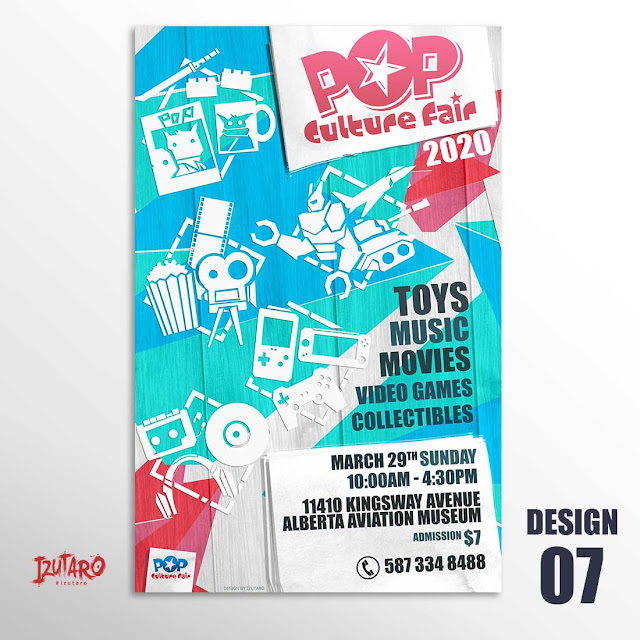 Poster Design for Pop Culture Fair 2020 by Izutaro