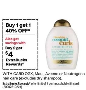 Cheap Deals on OGX Shampoo at CVS