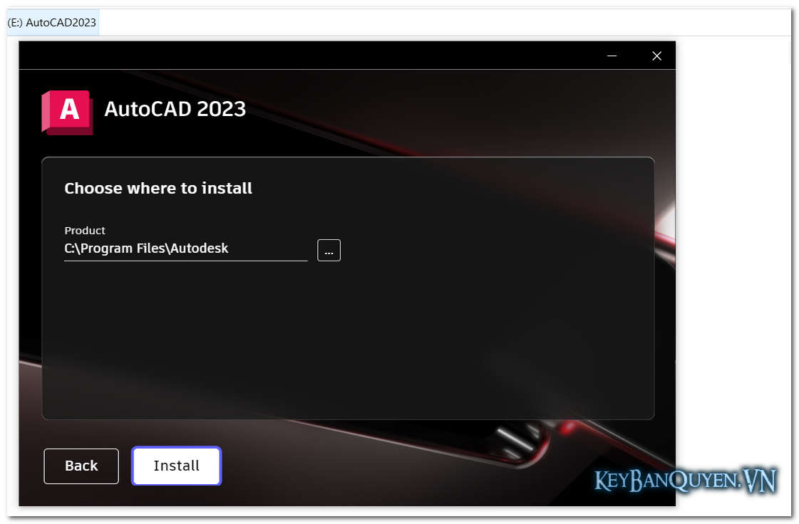 Hướng dẫn cài đặt Key Bản Quyền Autocad 2023.