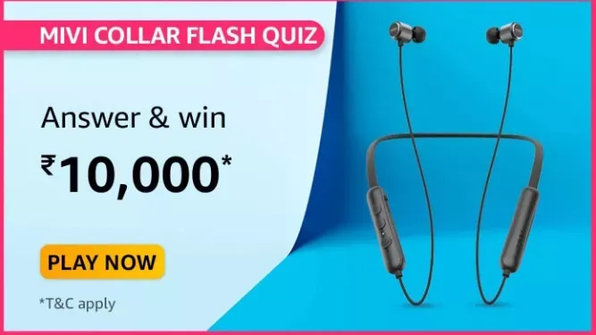 Amazon Mivi Collar Flash Quiz