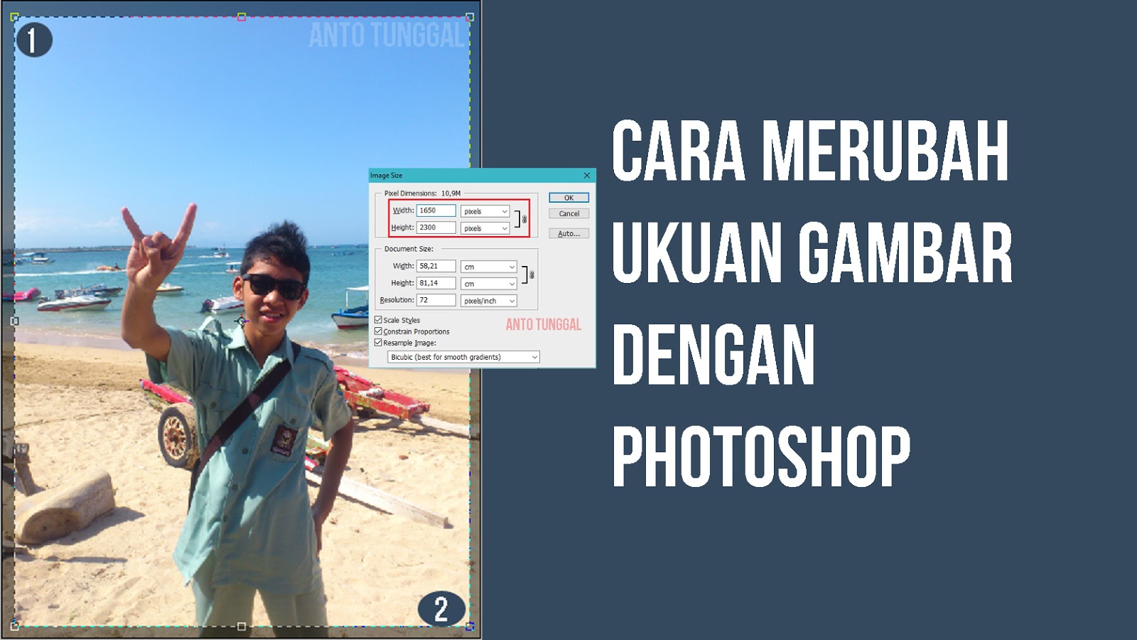 Cara Merubah Ukuran Foto Dan Gambar Di Photoshop