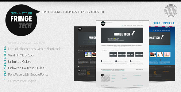 Fringe Tech Wordpress Theme Free Download by ThemeForest.