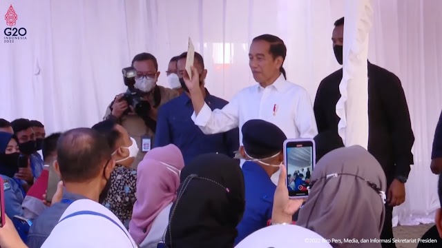 Presiden Jokowi Sebut Penyaluran BLT BBM Capai 95,9%