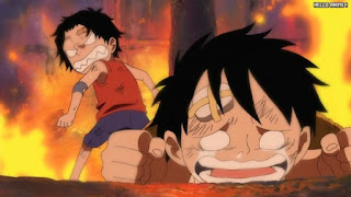 ワンピースアニメ 501話 エース ルフィ 幼少期 | ONE PIECE Episode 501 ASL