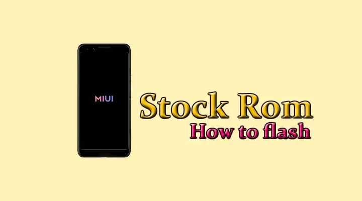 Redmi Note 8 firmware stock rom flash file