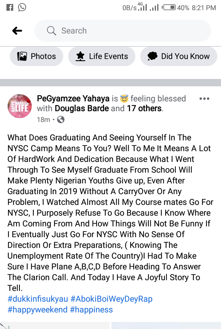 What I went through to graduate from school will make plenty Nigerian Youths give up on education: - Hausa rapper PeGyamzee