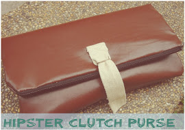 Hipster, the Faux Leather Clutch Purse