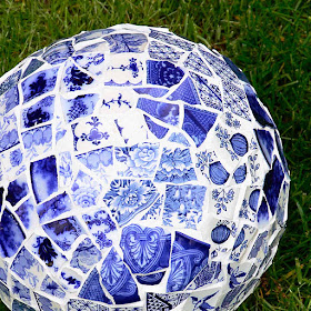 Picassiette Mosaic Bowling Ball