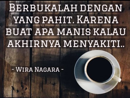 Kumpulan Quotes dan Kata Bijak Wira Nagara [TERLENGKAP] - indoquotes.com