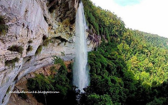 [http://FindWisata.blogspot.com] Mengeksplor Keindahan Air Terjun Tertinggi di Pekanbaru, Air Terjun Lubuk Bigau (Batang Kapas)